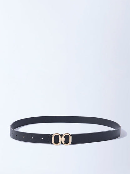 Westside Accessories Black Dual Buckle Belt