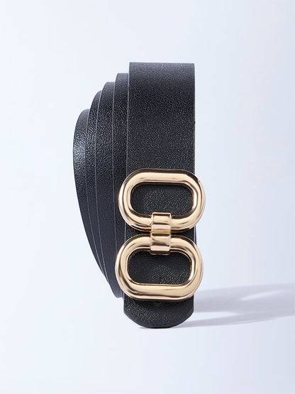 Westside Accessories Black Dual Buckle Belt