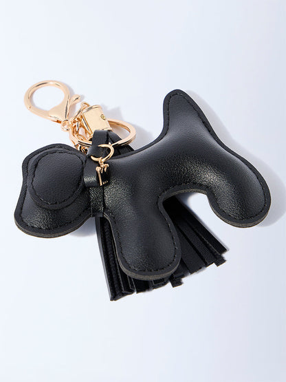 Westside Accessories Black Dog Bag Charm