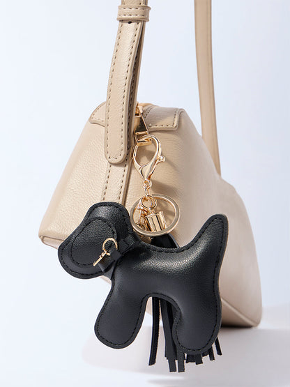 Westside Accessories Black Dog Bag Charm