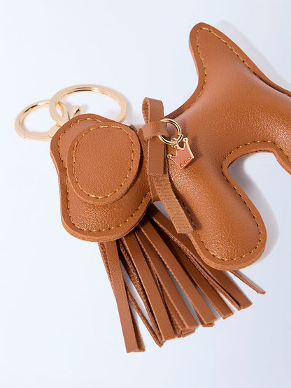 Westside Accessories Brown Dog Bag Charm