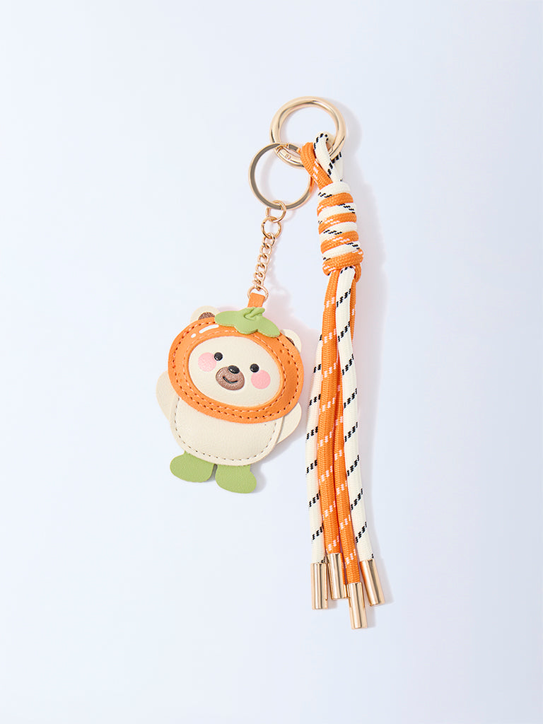 Westside Accessories Off-White Lion Bag Charm