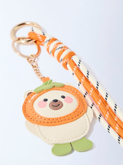 Westside Accessories Off-White Lion Bag Charm