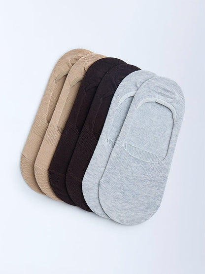 Superstar Multicolour No-Show Cotton-Blend Socks - Pack of 3