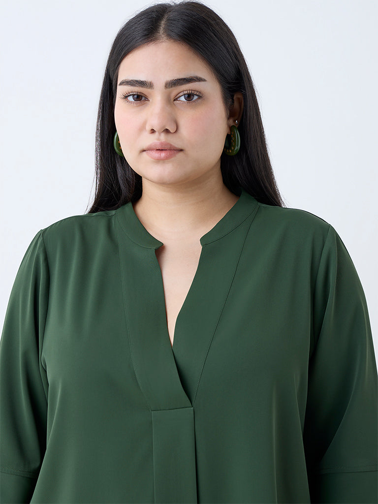 Gia Olive Solid Top