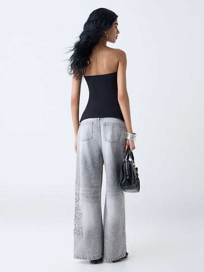 Nuon Black Solid Tube Top
