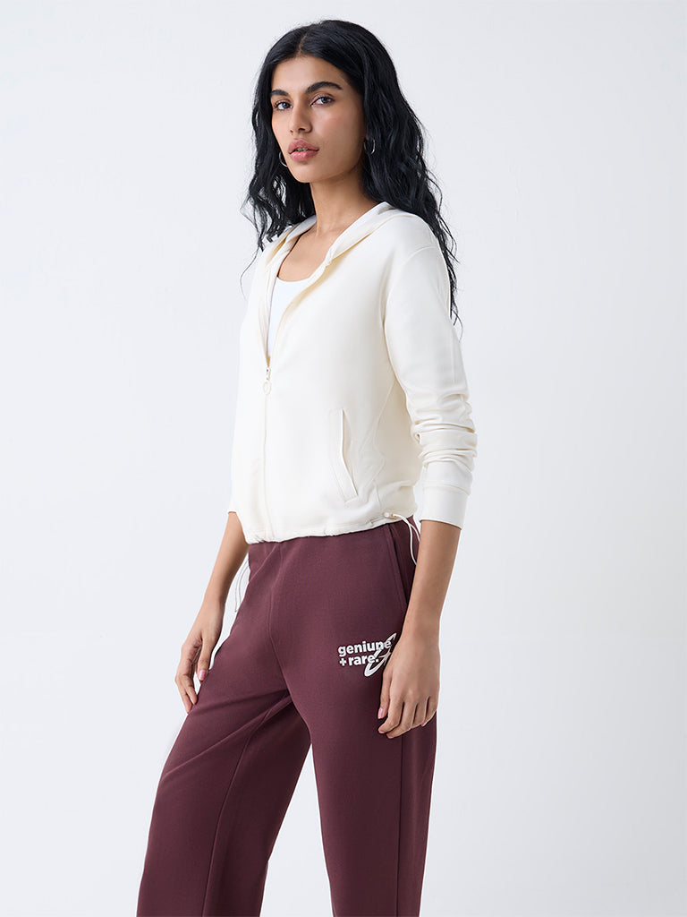 Studiofit Cream Solid Jacket