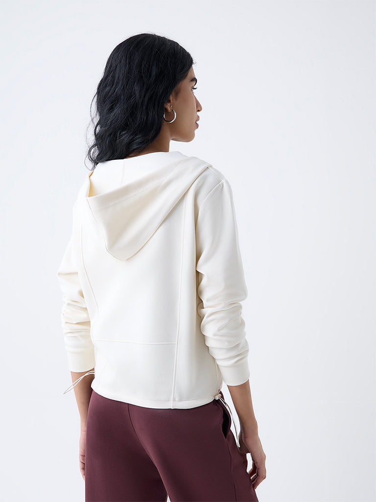 Studiofit Cream Solid Jacket