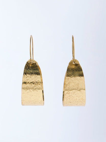 Westside Accessories Gold Statement Hoop Earrings
