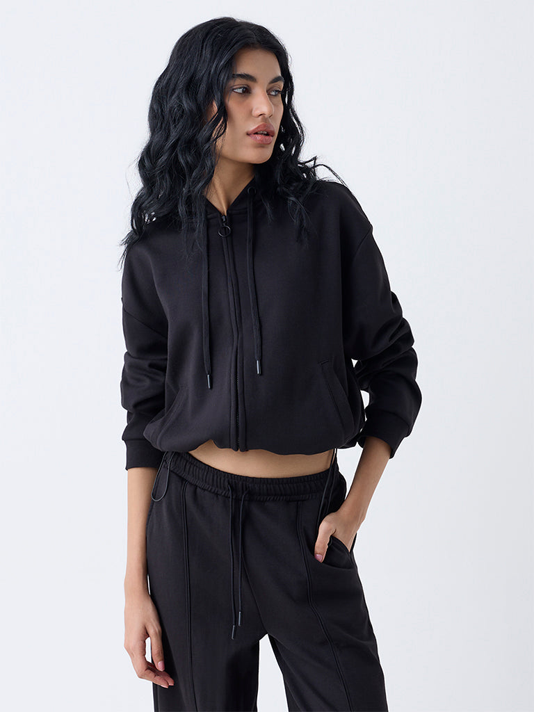 Studiofit Black Solid Jacket